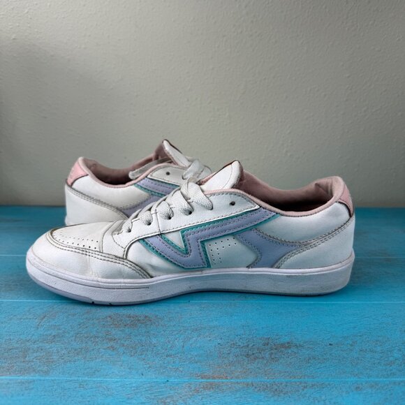 VANS White & Pink Lowland Cpmfy Cush Sneakers Womens Size 8,5 - Picture 7 of 10